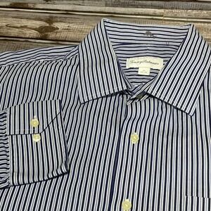 Tommy Bahama Mens Dress Shirt Striped Long Sleeve‎ Button Down 17-34/35